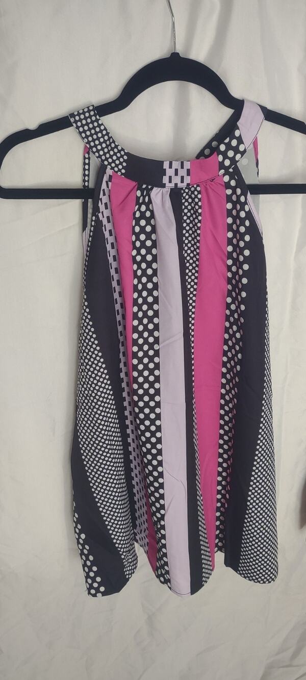 Women's Sleeveless Blouse High neck Plus Size NWOT
